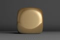 Golden rounded cube