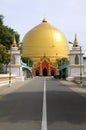 Golden rounded Stupa near Mandalay