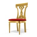 Golden royal chair