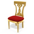 Golden royal chair