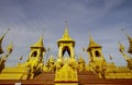 Golden Royal Crematorium of King Bhumibol the great,Bangkok,Thailand-November 2017