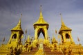 Golden Royal Crematorium of King Bhumibol the great,Bangkok,Thailand-November 2017