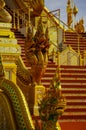 Golden Royal Crematorium of King Bhumibol the great,Bangkok,Thailand-November 2017