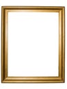 Golden rustic picture frame