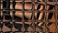 Golden Rusty Iron Abstract Background Art