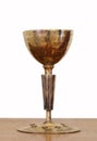 Golden sacred chalice