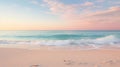 Golden sand with blue ocean. Beautiful tropical beach. White sand tropical paradise beach background summer vacation