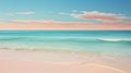 Golden sand with blue ocean. Beautiful tropical beach. White sand tropical paradise beach background summer vacation