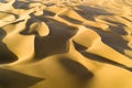 Golden sand dunes background Royalty Free Stock Photo