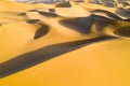 Golden sand dunes background Royalty Free Stock Photo