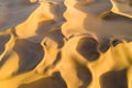 Golden sand dunes background texture Royalty Free Stock Photo