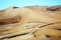 Golden Sand Dunes at the Great Sand Dunes National Park and Pres Royalty Free Stock Photo