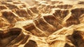 Golden Sand Dunes Texture: Desert Landscape Background Royalty Free Stock Photo