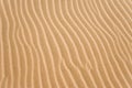 Golden sand grooves Royalty Free Stock Photo