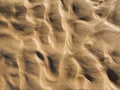 Golden sand ripples background Royalty Free Stock Photo