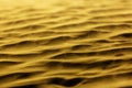 Golden sand ripples and patterns Royalty Free Stock Photo