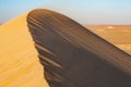 Golden sand in Sahara desert in Egypt Royalty Free Stock Photo