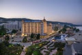 Golden Sands Beach resort - aerial night view,Bulgaria