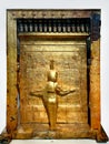 Golden sarcophagus of the Egyptian Pharaoh Tutenkhamen, c1325 BC Royalty Free Stock Photo