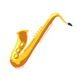 golden saxophone design