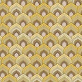 Golden scale pattern Royalty Free Stock Photo