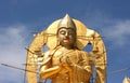 Golden sculpture in amarbayasgalant Monastery in northern Mongolia.