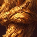 Golden Sculpture - Artistic and Elegant