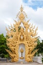 Golden sculpture at Chiangrai, Thailand.