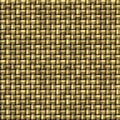 Golden seamless pattern of woven wicker