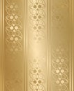 Golden seamless satin vector