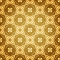 Golden Seamless Wall Pattern
