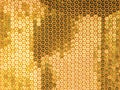 Golden sequin background Royalty Free Stock Photo