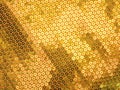 Golden sequin background Royalty Free Stock Photo