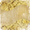 Golden shabby background