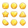 Golden shapes set