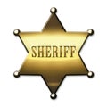 Golden Sheriff Badge