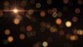 Golden Shiny Abstract Luxury Blurry Bokeh Circles With Warm Brown Lens Flare Of Sun Light Royalty Free Stock Photo