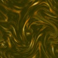 Luxury glossy wallpaper. Golden noise texture with wavy lines, seamless background. Liquid fluid pattern. Illustration