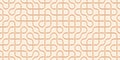 Golden Shiny Metal Maze Texture. Seamless Gold Sheet Pattern