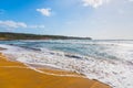 Golden shore in Porto Ferro Royalty Free Stock Photo