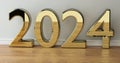 Golden 2024 sign