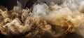 Golden and silver wave cloud. The smoke color spreads harmoniously Royalty Free Stock Photo