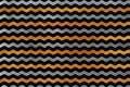 Golden and silver wavy striped background.