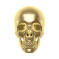 Golden skull Royalty Free Stock Photo