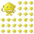 Golden Smileys, Set