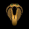 Golden snake symbol