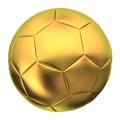 Golden soccer ball