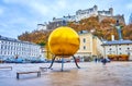 The golden Sphaera in Salzburg, Austria