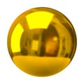 Golden sphere Royalty Free Stock Photo