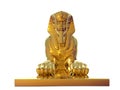 Golden Sphinx Royalty Free Stock Photo